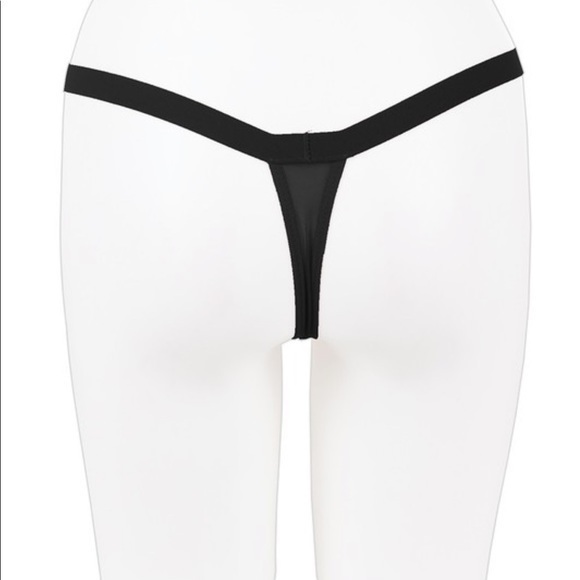 Embroidery Floral Print Thong - Picture 3 of 7